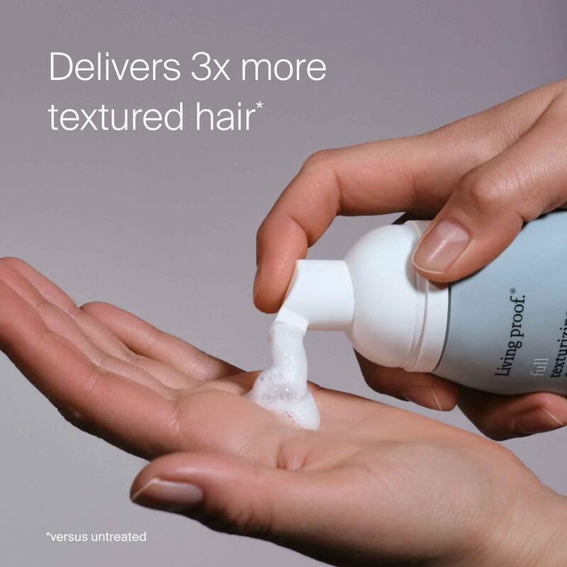 Living Proof Voluminous Hair Essentials Kit — Travel-Size Shampoo, Conditioner, Texture Foam & Dry Volume Spray