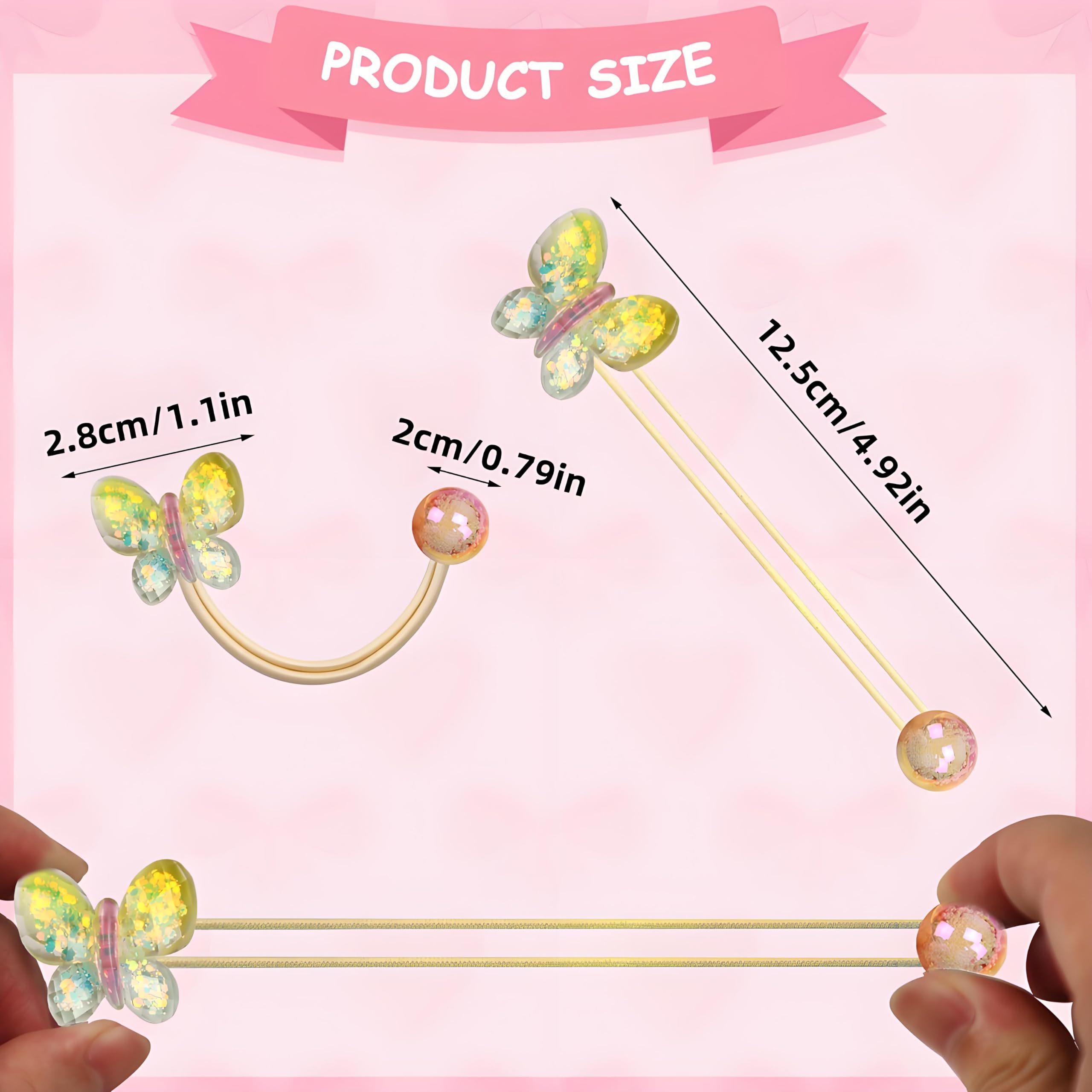 LIYAZHIL 12Pcs Ball Charm Hair Ties for Girls – Colorful Camellia Bead Ponytail Holders