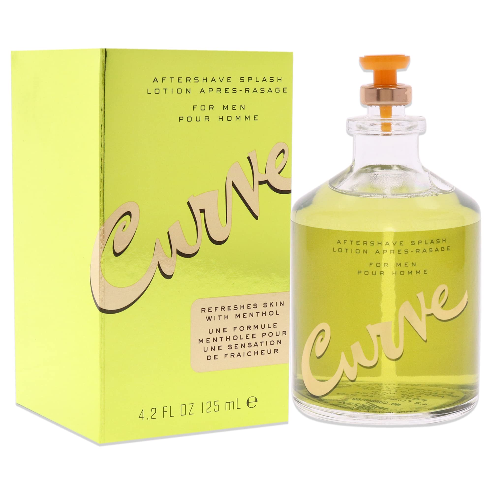 Liz Claiborne Curve for Men Aftershave – 4.2 oz | Fresh Aromatic Green Fragrance