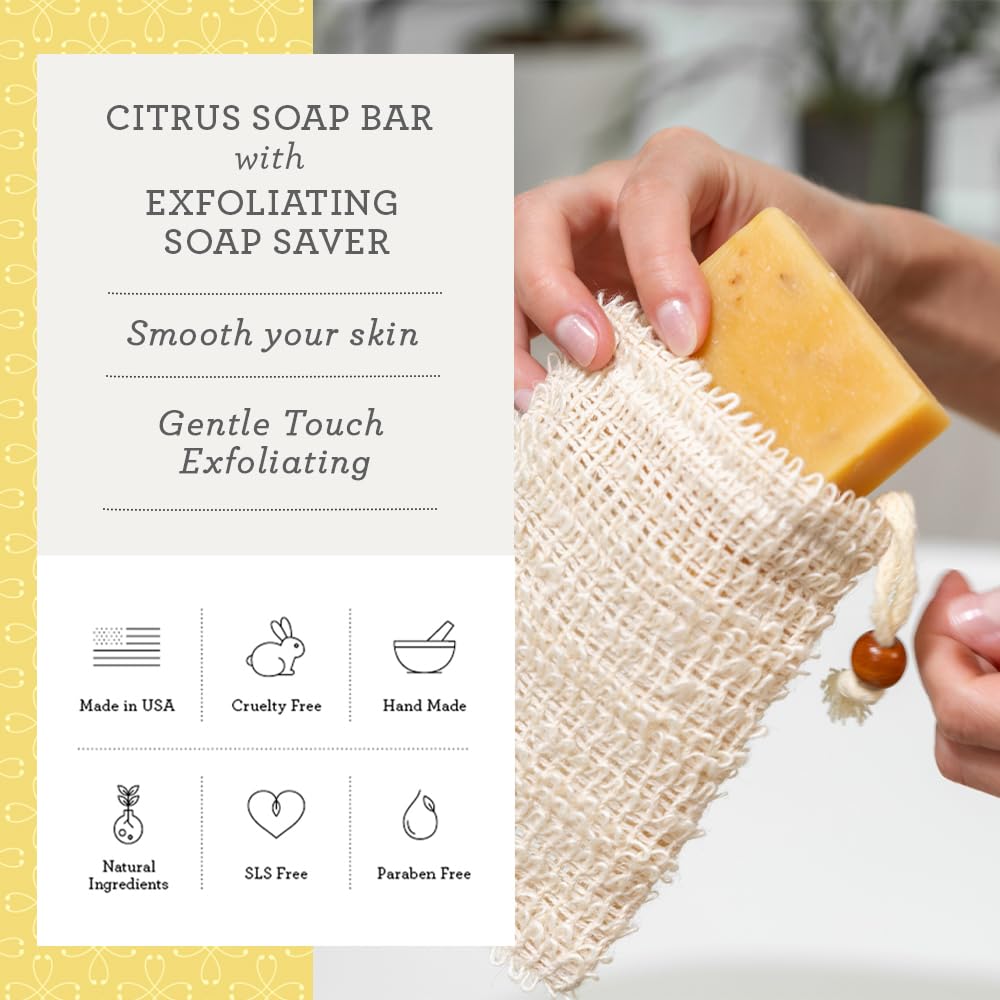 Lizush Luxury Citrus Spa Gift Basket – 15-Piece Handmade Self-Care Set