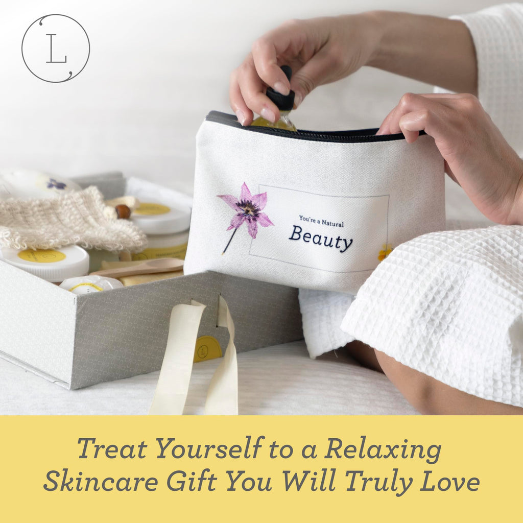 Lizush Luxury Citrus Spa Gift Basket — 9-Piece Self-Care Set for Women