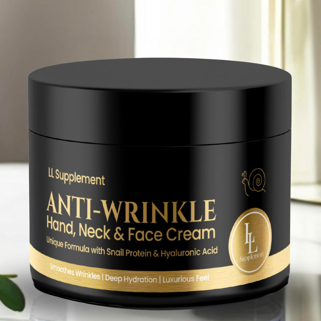LL Supplement Anti-Wrinkle Cream for Face, Neck & Hands | Hydration & Smoothing