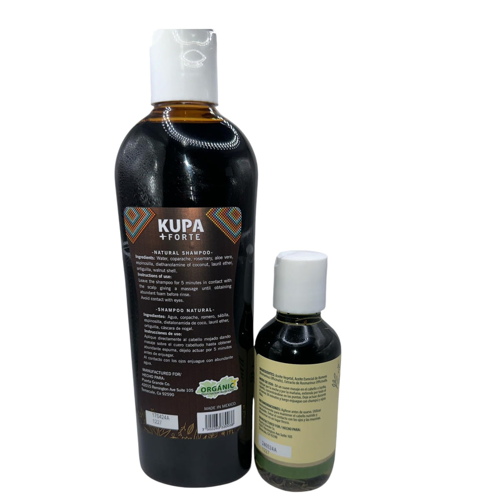 LO+NATURAL Rosemary & Aloe Shampoo De Romero & Sabila – Organic, Huichol Heritage