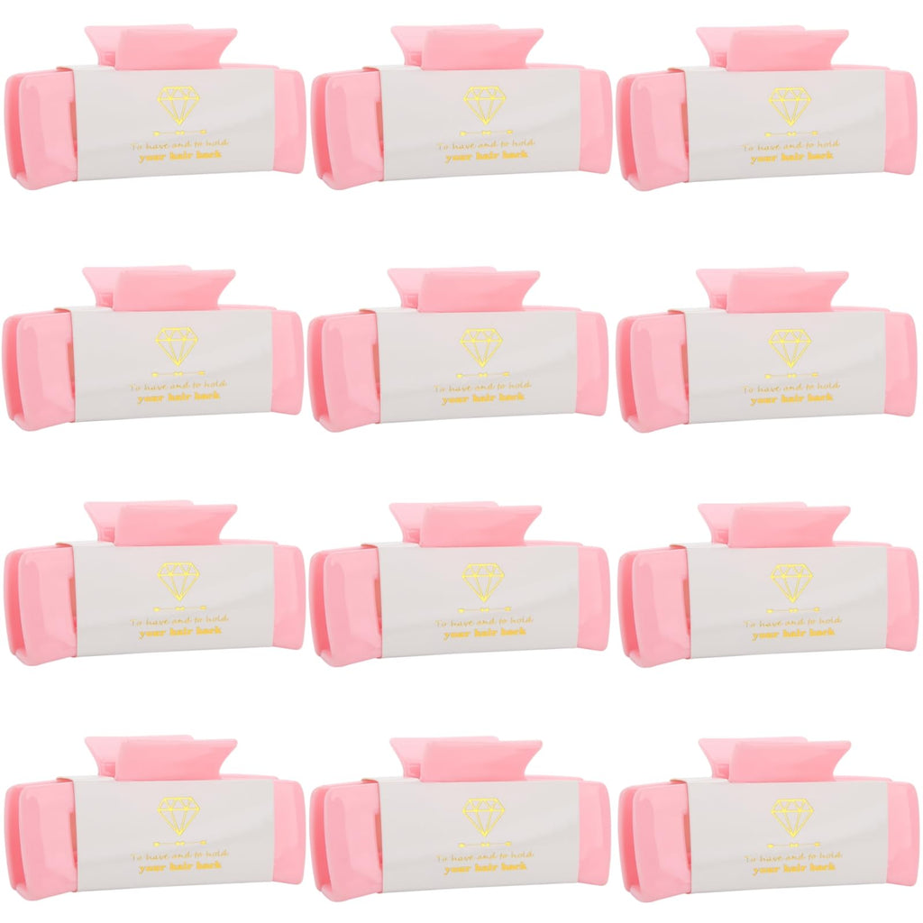 Loanzeg 8pcs Bridesmaid Hair Claw Clips – 4.1 Inch Square Hair Clips for Bridesmaids, Bachelorette Parties, and Wedding Gifts