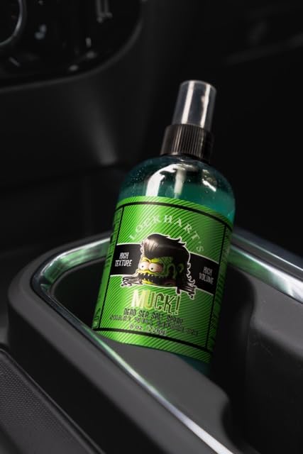 Lockhart's MUCK Dead Sea Salt Spray for Men – DHT Shield, Medium Hold, Matte Finish (8 oz)