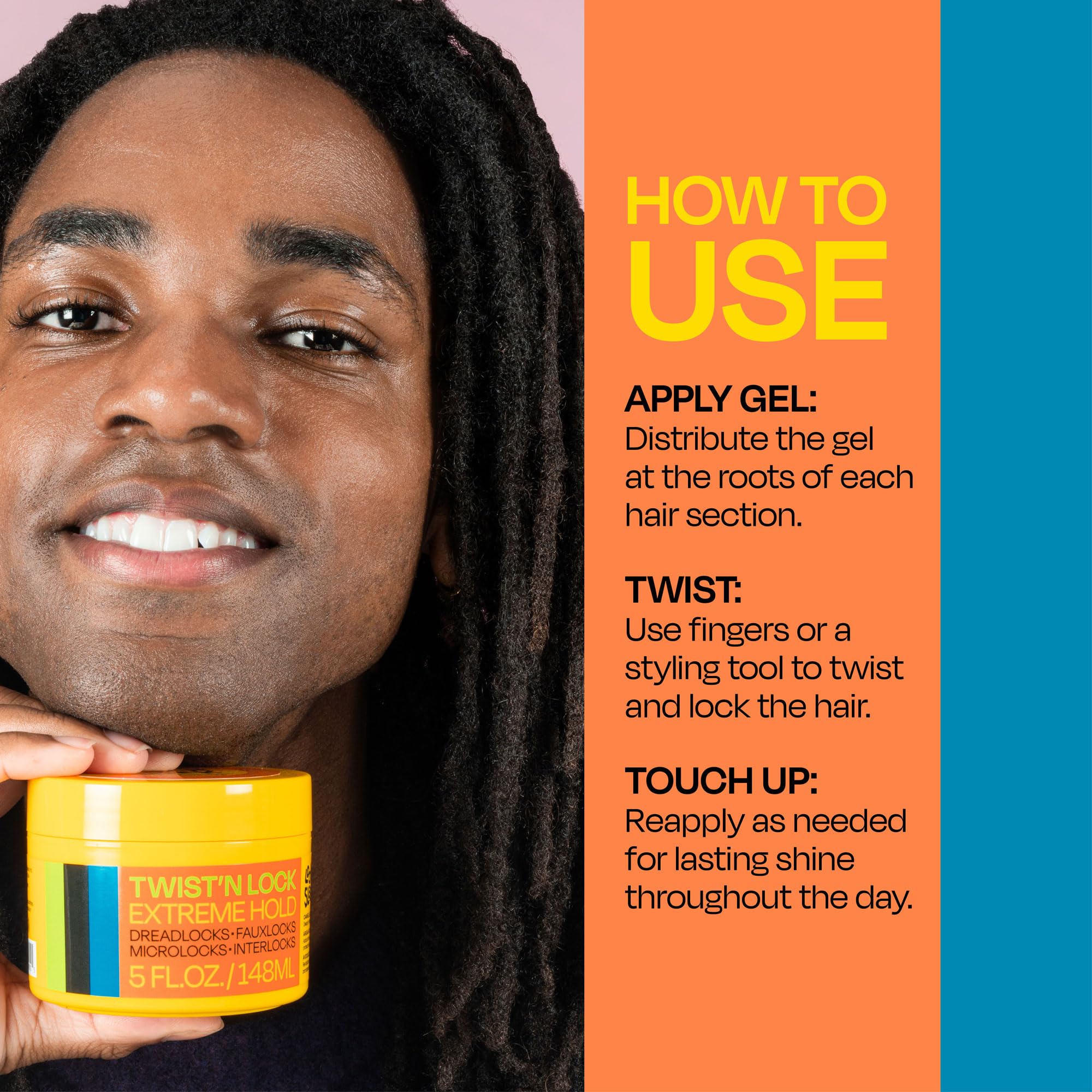 LOCK'N SLEEK Braiding Gel – Extreme Hold for Braids, Locs & Edges | Flake-Free Shine