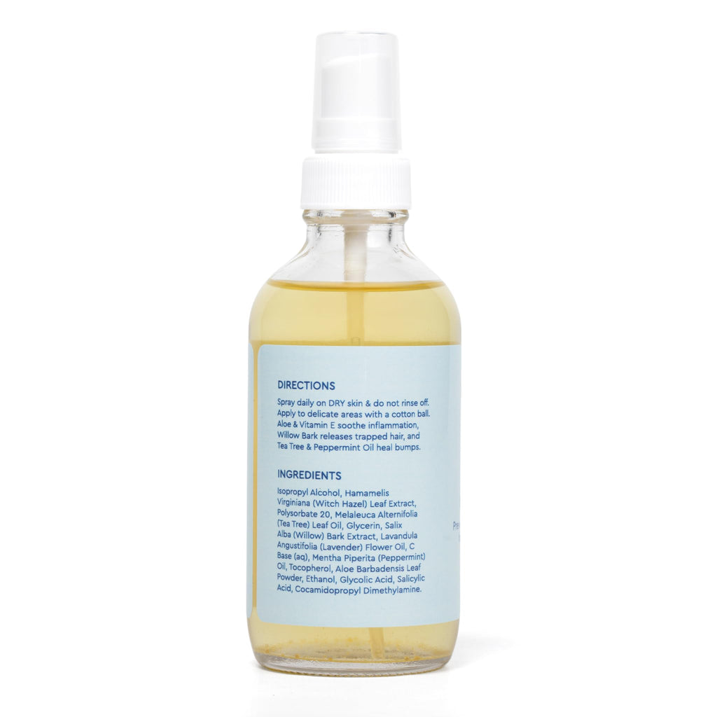 LOLLYBAT Ingrown Hair Treatment Spray 4 oz | Prevent Razor Bumps & Ingrowns | Made in USA