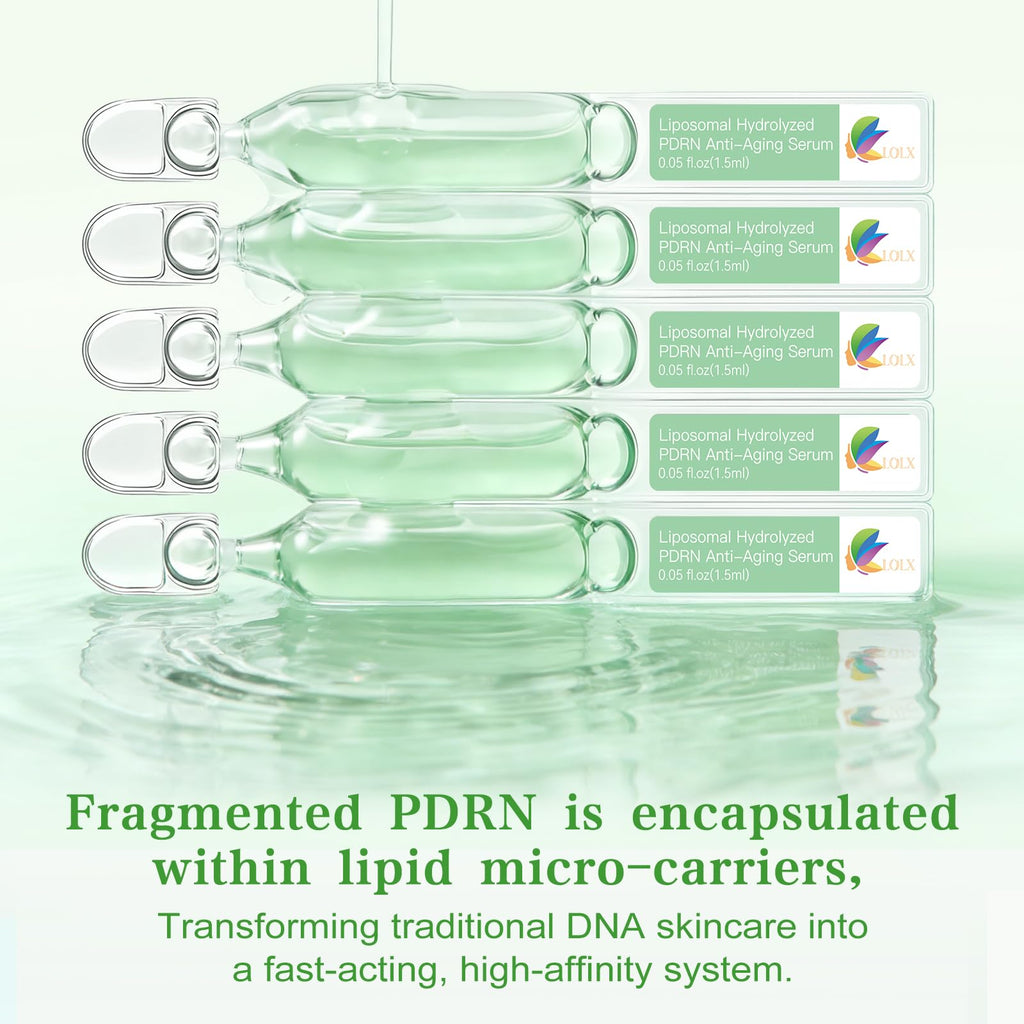LOLX Liposomal PDRN Serum – 10,000ppm PDRN, 10,000ppm HA, Deep Hydration & Firming