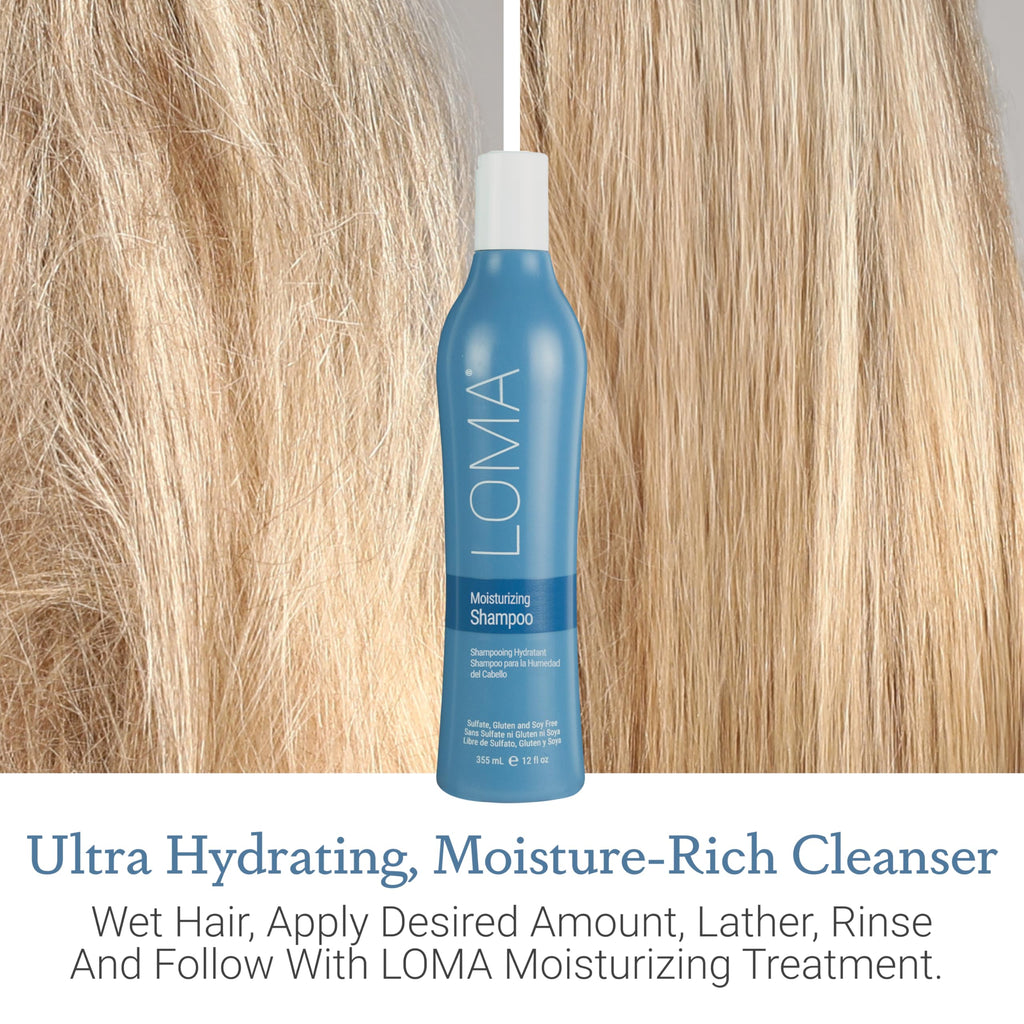 LOMA Moisturizing Shampoo 33 oz – Hydration, Color Safe & Sulfate-Free