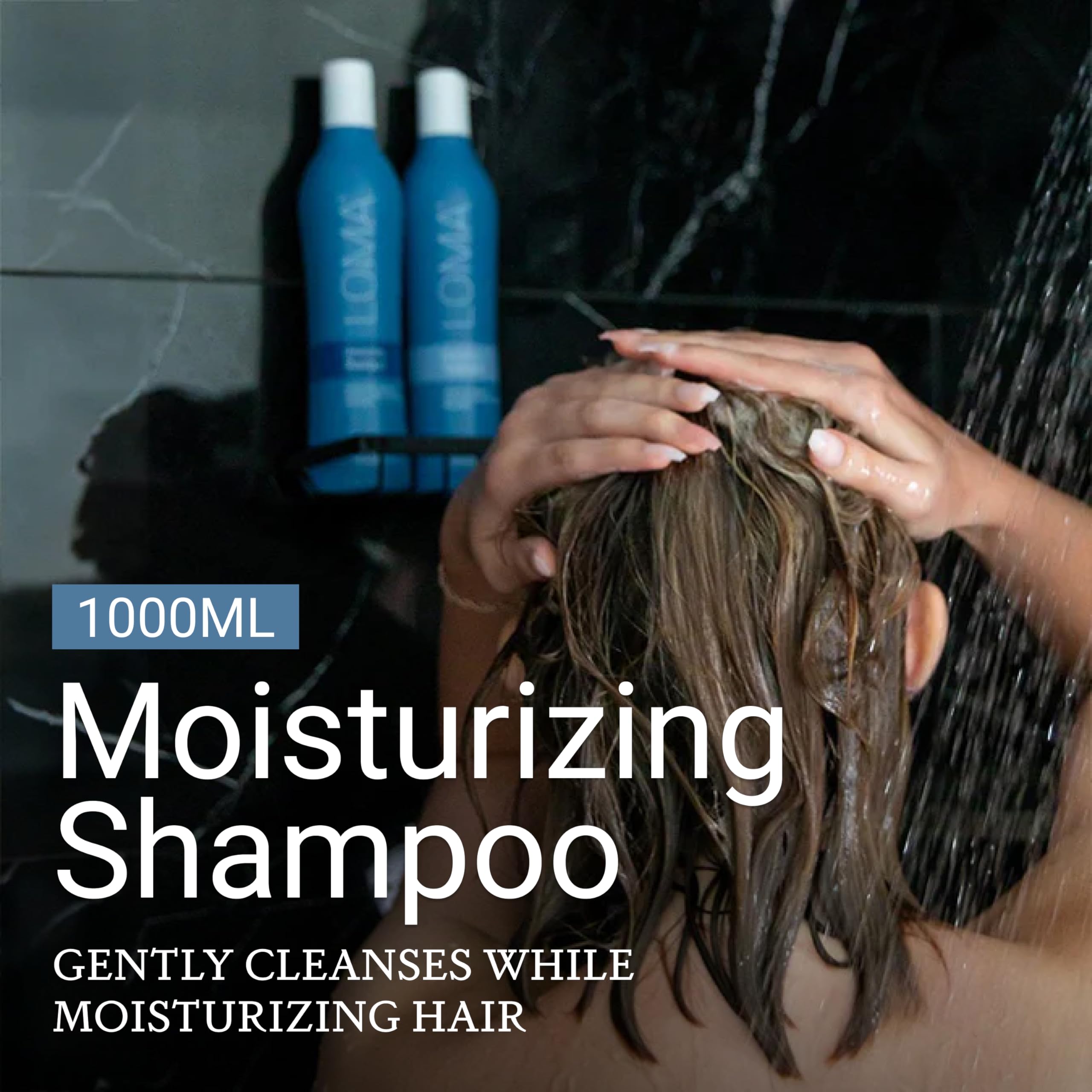 LOMA Moisturizing Shampoo 33 oz – Hydration, Color Safe & Sulfate-Free