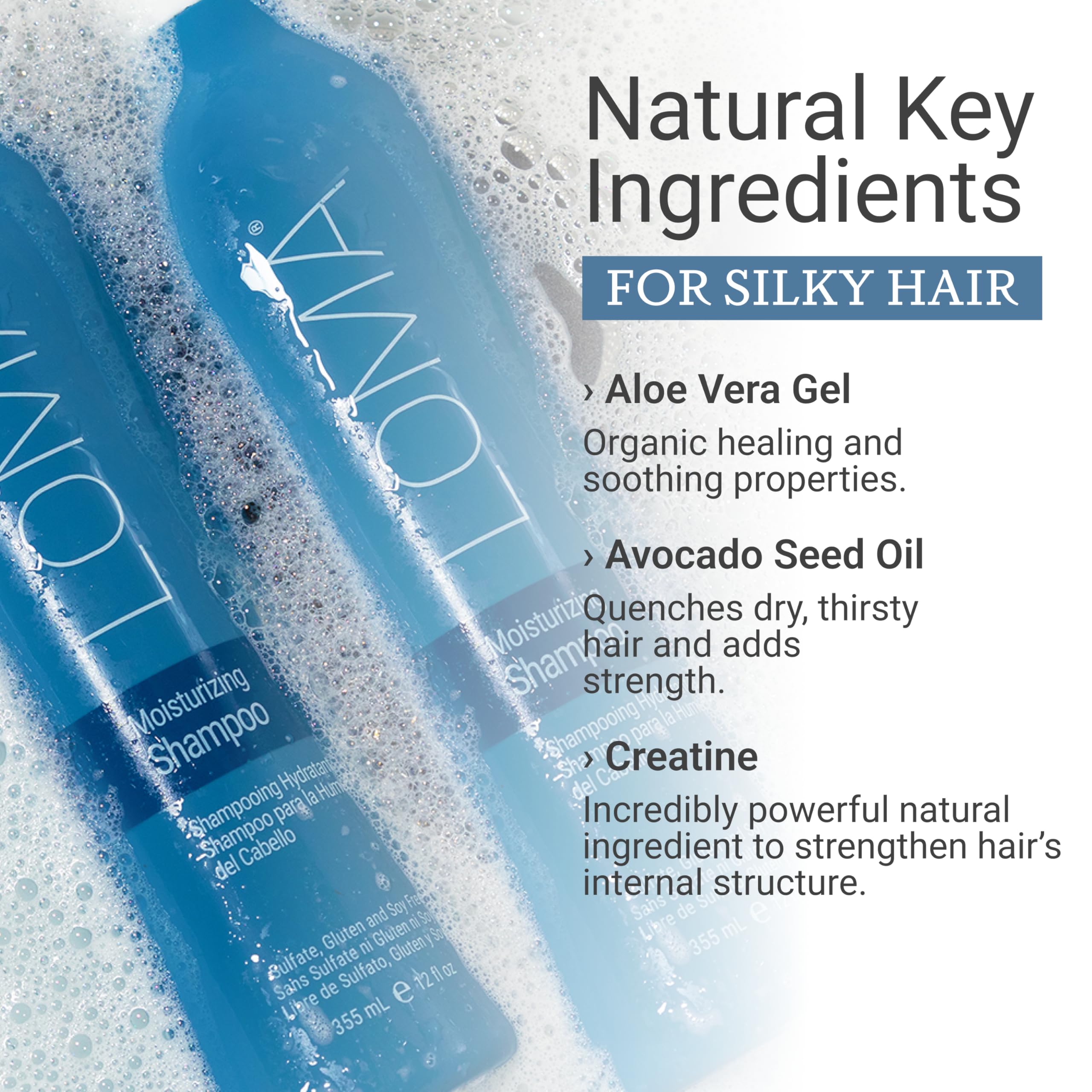 LOMA Moisturizing Shampoo 33 oz – Hydration, Color Safe & Sulfate-Free