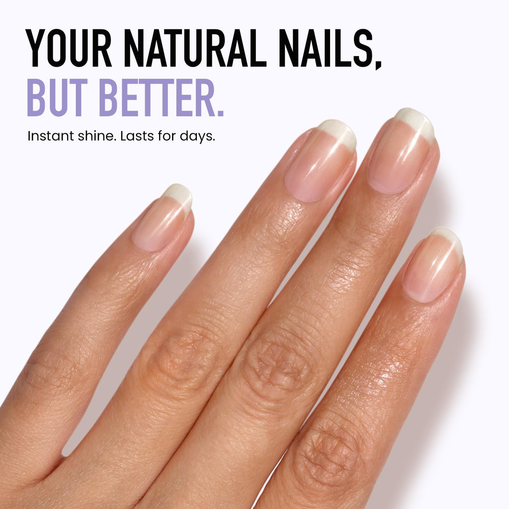 LONDONTOWN Smooth & Shine Buffer Pads - Natural Nail Buffing for Shine | Travel Friendly 10 Count