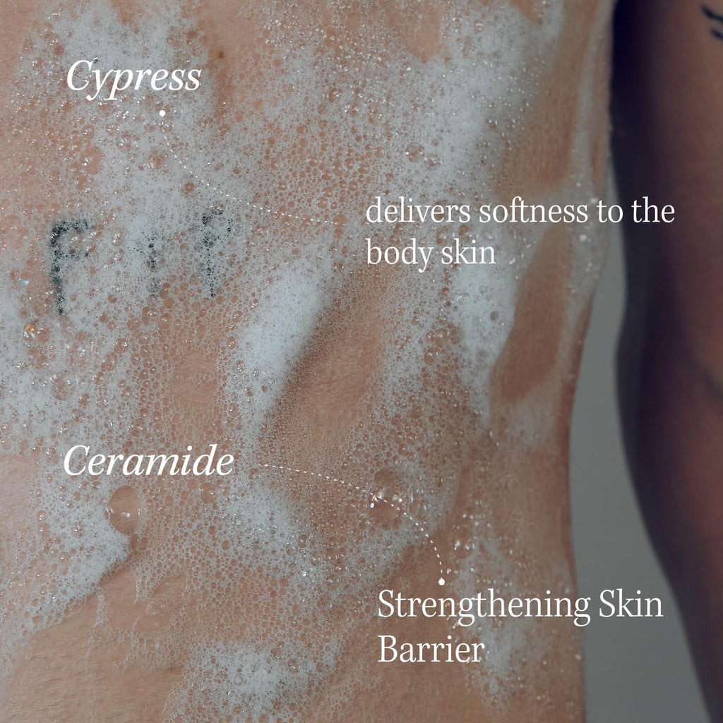LONGTAKE Sandalwood Intensive Perfume Body Wash – Hydrating, Fragrance-Lasting, Skin Barrier Support