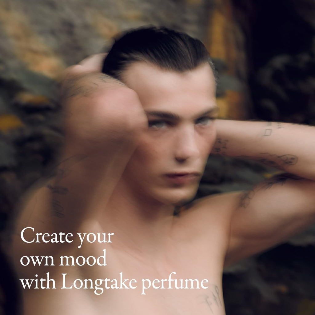 LONGTAKE Solid Perfume – Basil & Vetiver Gel Fragrance, Alcohol-Free, Travel Size