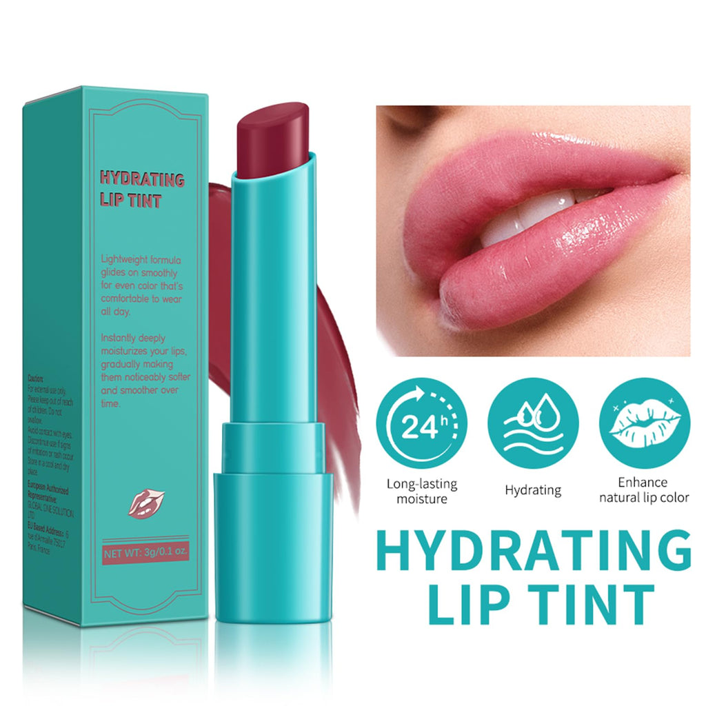 Loobexery 4 Pcs Lip Tint Hydrating Set – Long-Lasting, Waterproof Lip Gloss & Tint (01#)