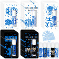 Loopeer 30 Pcs Blue Cheers Lip Balm Set — Bulk Gifts for Cheerleaders