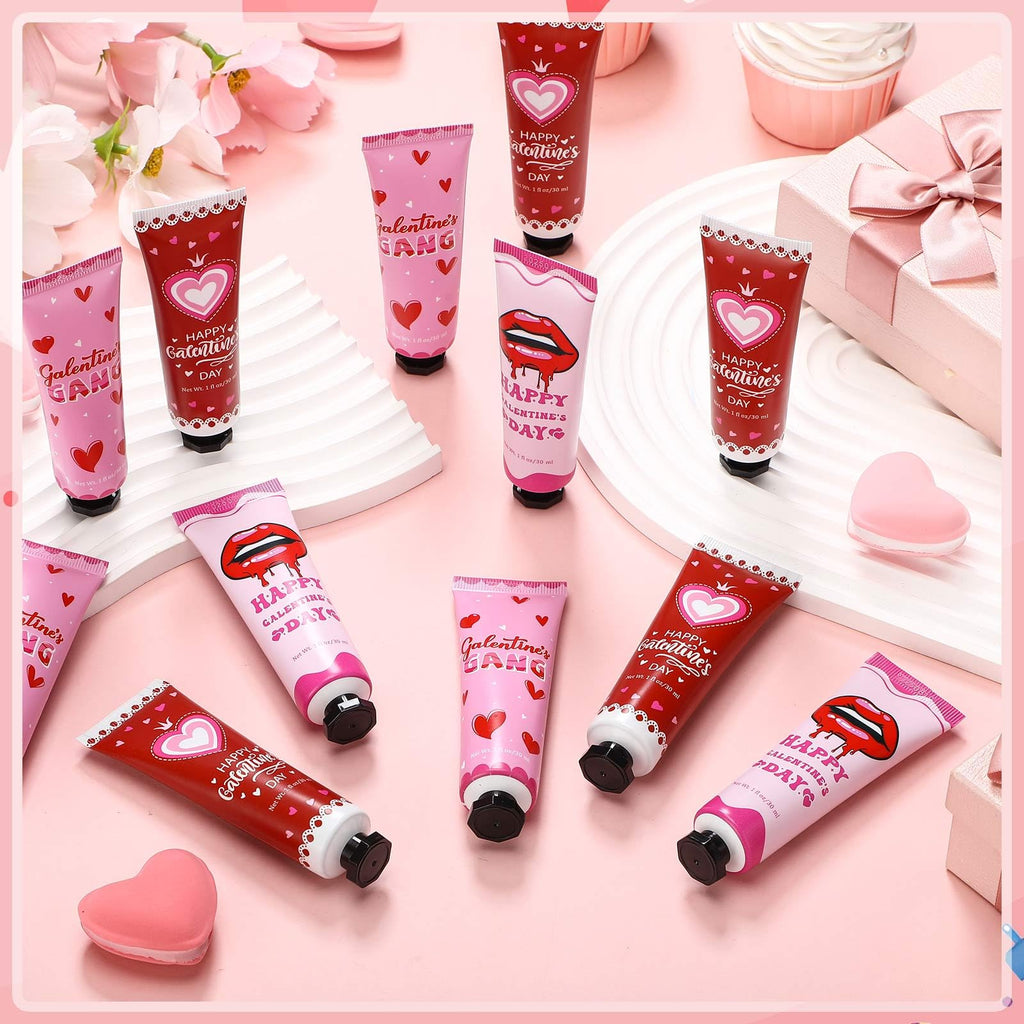 Loopeer 24 Pcs Hand Cream Gift Set – Galentine's Day & Travel-Size Moisturizing Lotion for Women Friends