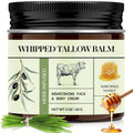 LOPIANY Whipped Beef Tallow for Skin – Grass-Fed Tallow & Honey Balm for Face & Body