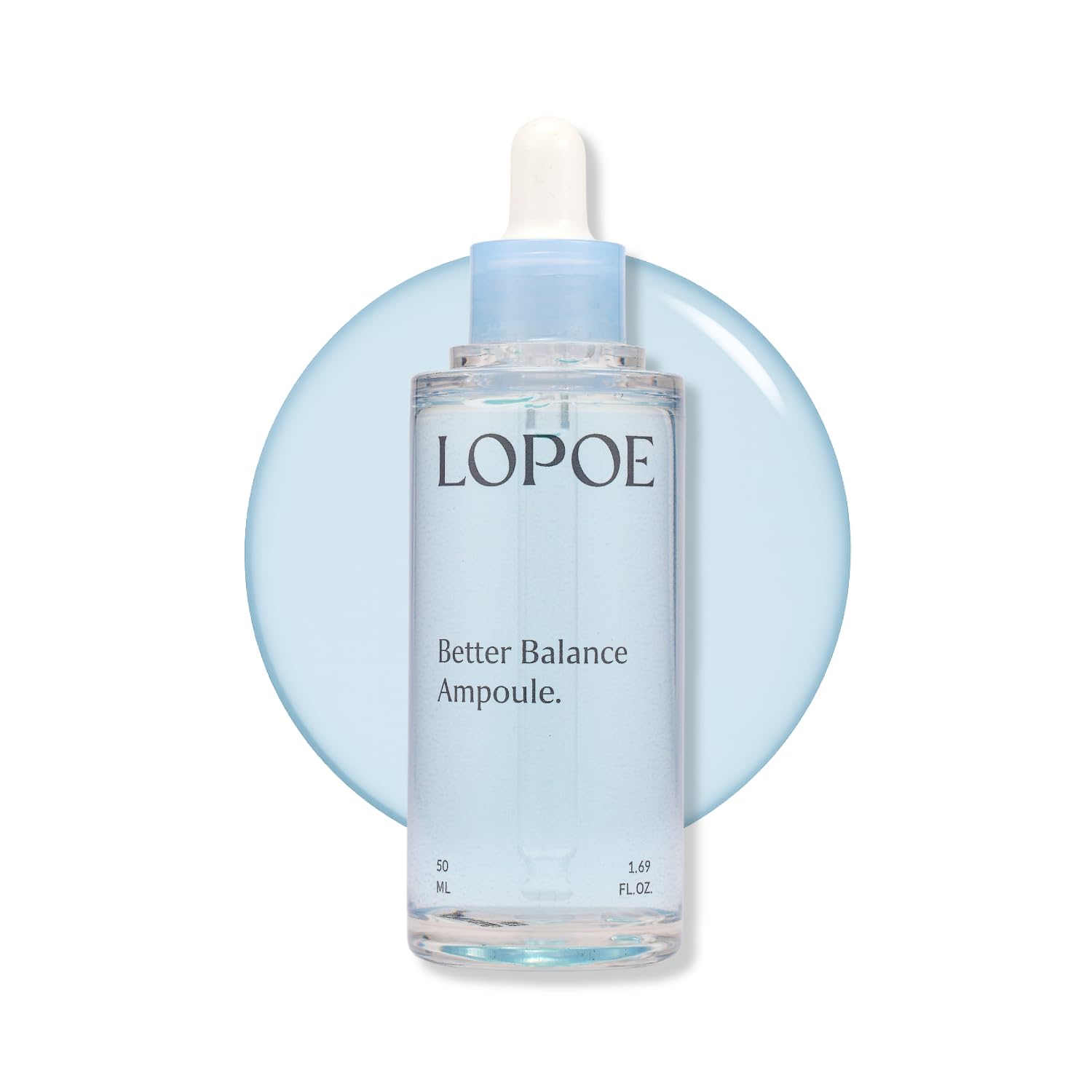 LOPOE Better Balance Ampoule – Hydrating Glass Skin Serum with Blue Agave, Panthenol & Hyaluronic Acid (50 ml)