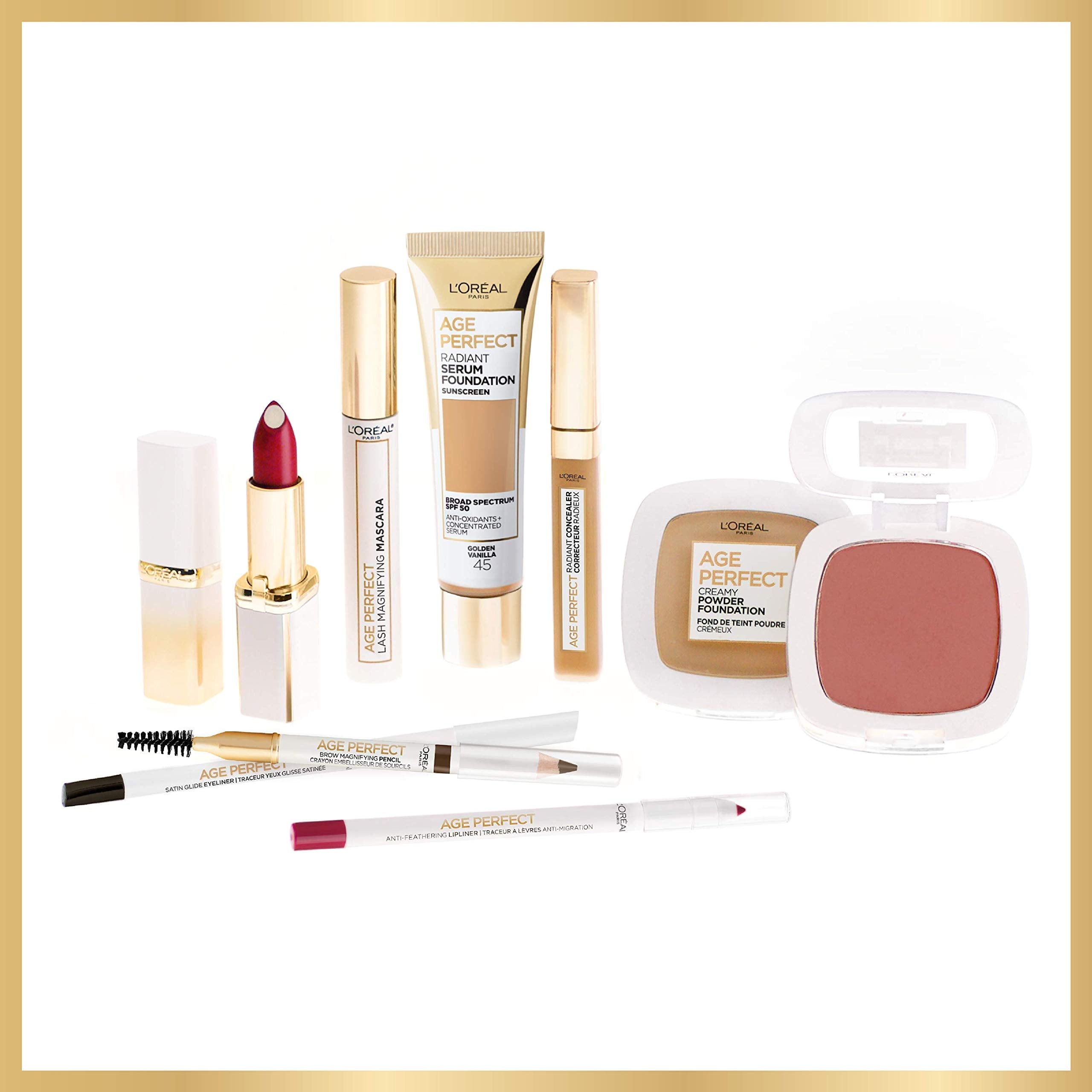 L'Oreal Paris Age Perfect Radiant Serum Foundation SPF 50 – Golden Honey | Hydration & Light Coverage