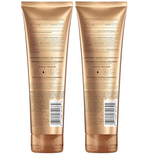 L'Oreal Paris EverPure Deep Nourish Sulfate Free Shampoo & Conditioner for Dry & Color-Treated Hair