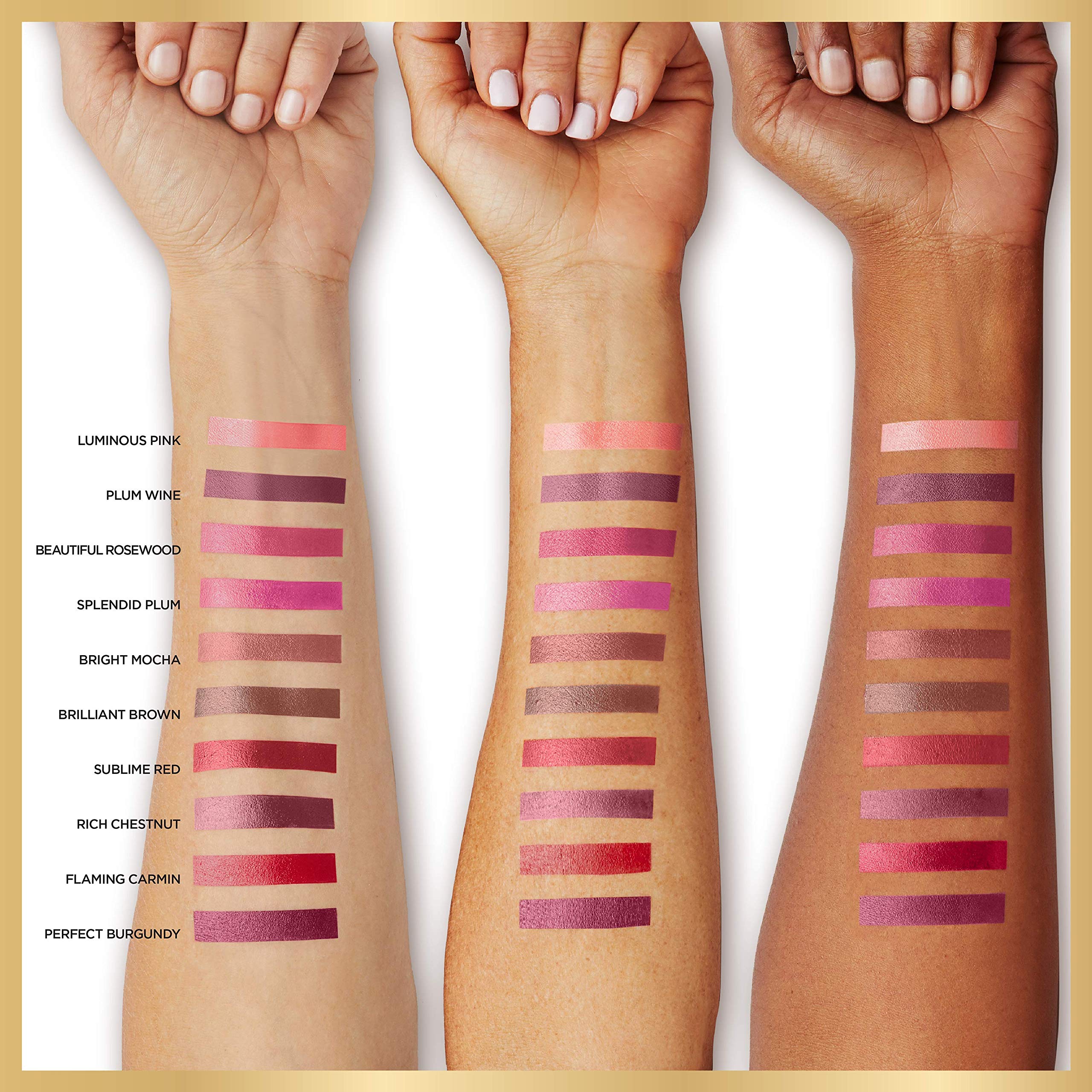 L’Oréal Paris Age Perfect Luminous Hydrating Lipstick + Nourishing Serum, Bright Mocha, 0.13 oz