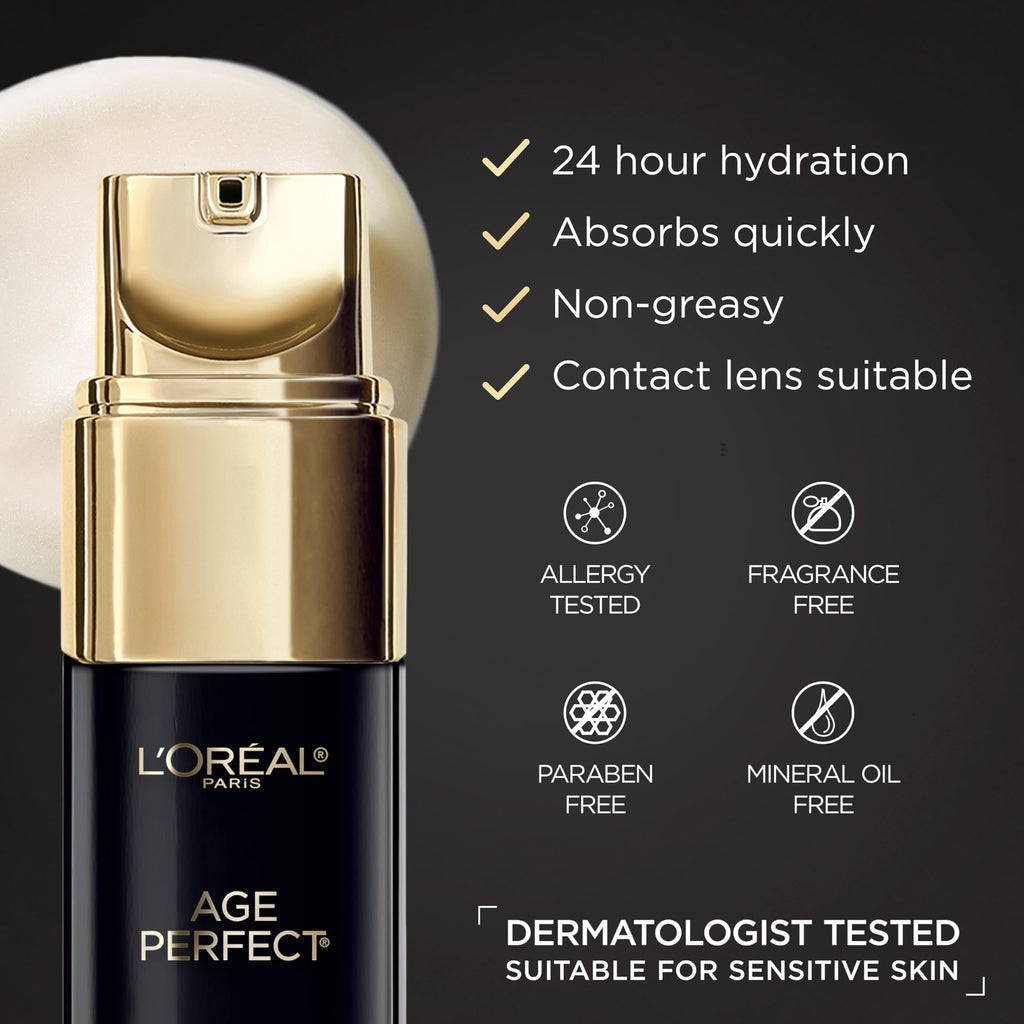 L'Oreal Paris Age Perfect Cell Renewal Eye Cream – Dark Circles & Puffiness, 0.5 Fl oz