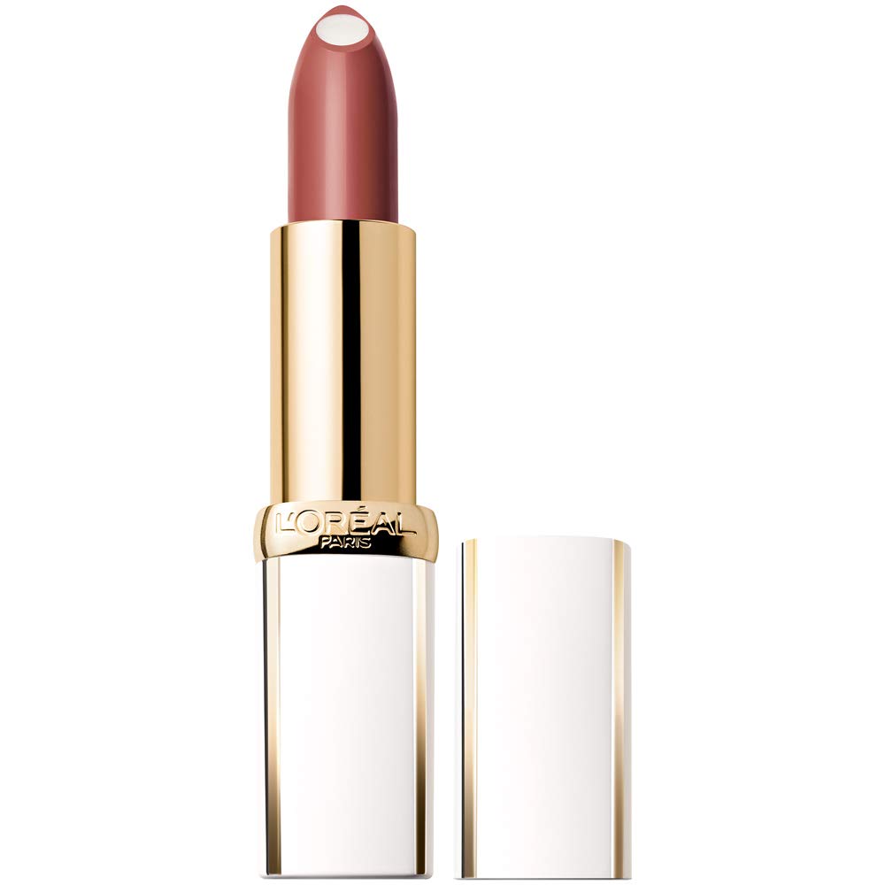 L’Oréal Paris Age Perfect Luminous Hydrating Lipstick + Nourishing Serum, Bright Mocha, 0.13 oz