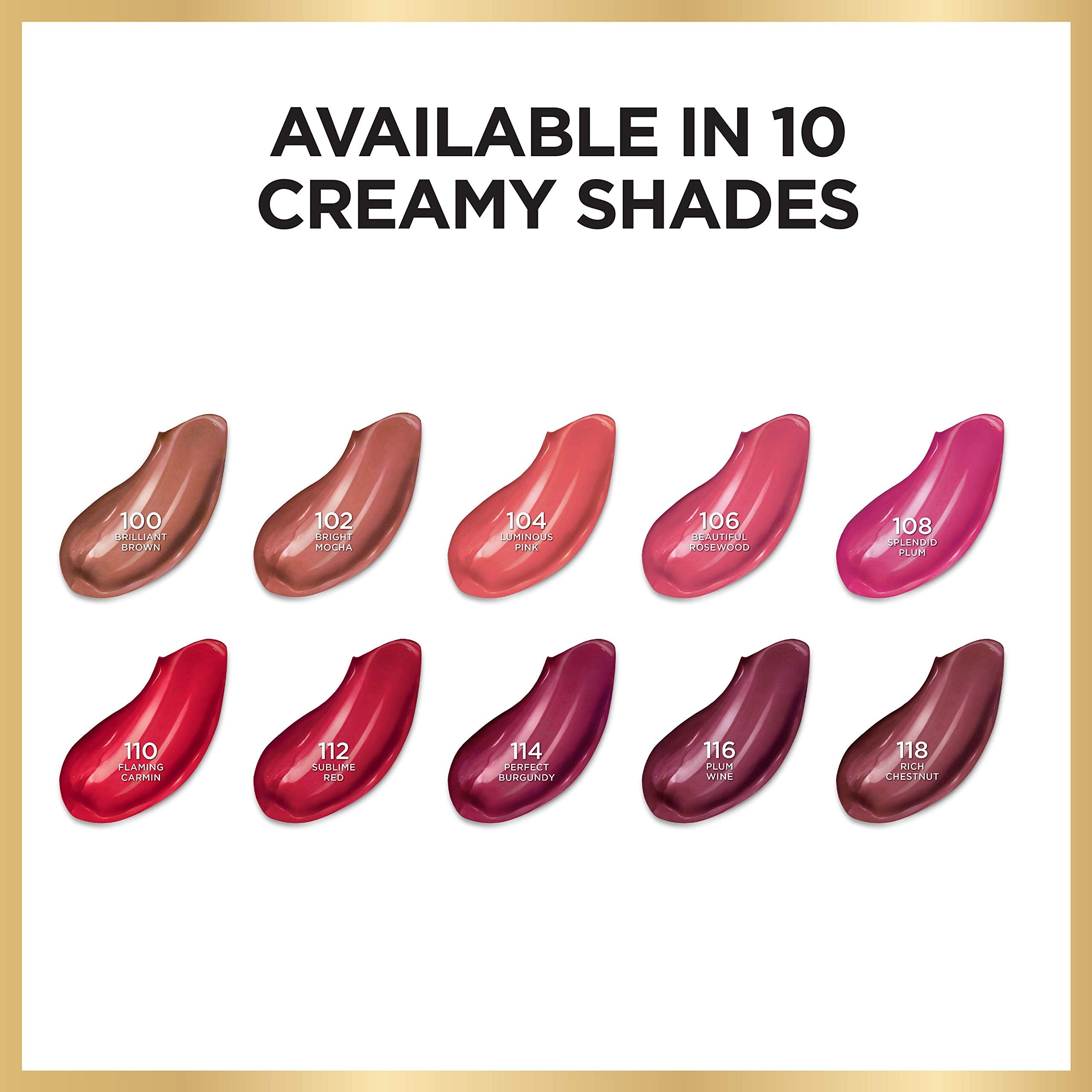 L’Oréal Paris Age Perfect Luminous Hydrating Lipstick – Plum Wine, 0.13 oz