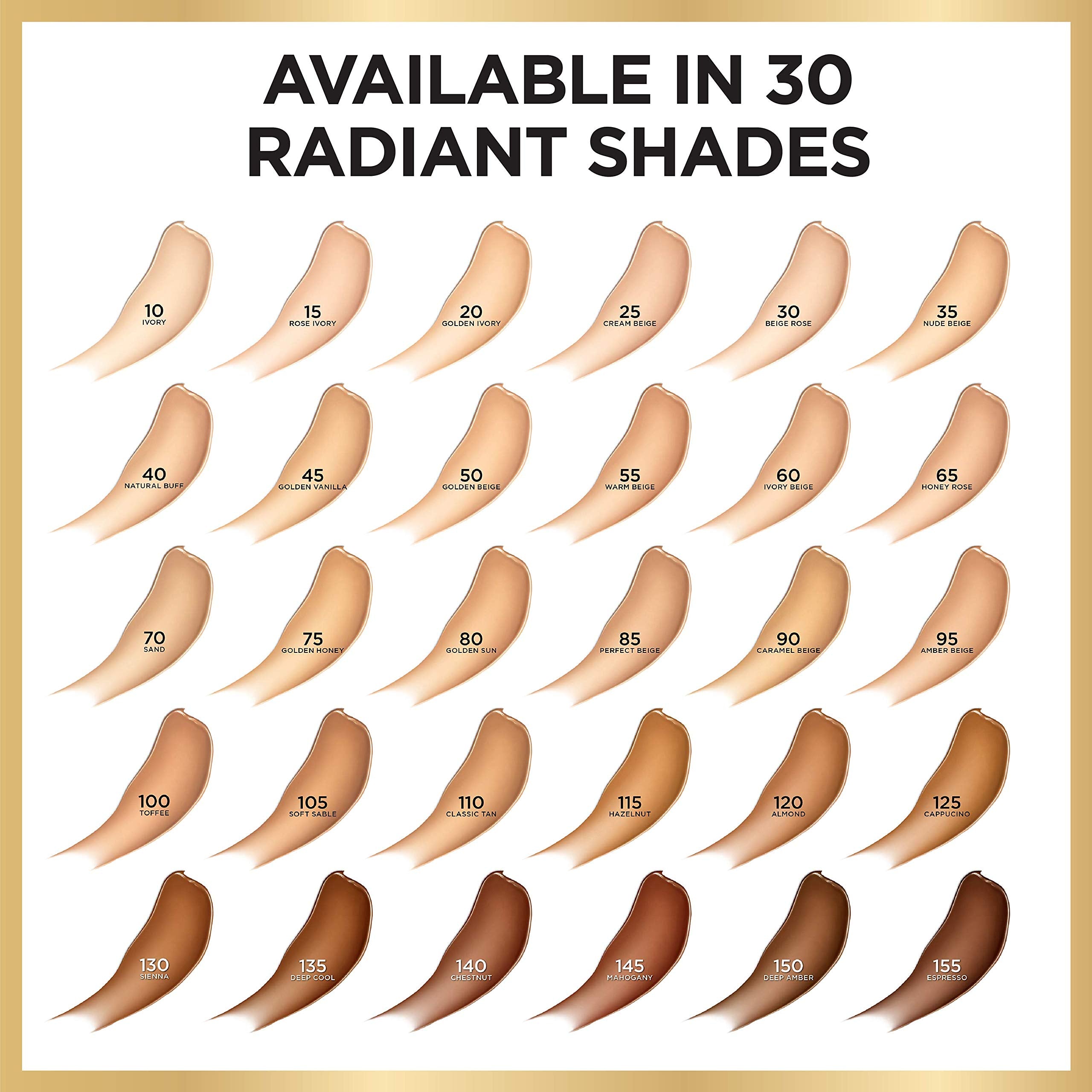 L'Oreal Paris Age Perfect Radiant Serum Foundation SPF 50 – Classic Tan (1 oz)