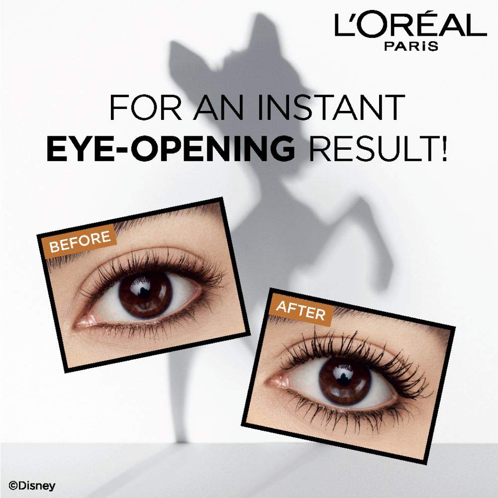 L'Oreal Paris Bambi Eye Mascara – Lasting Volume, Length & Lift | Waterproof & No Clumping