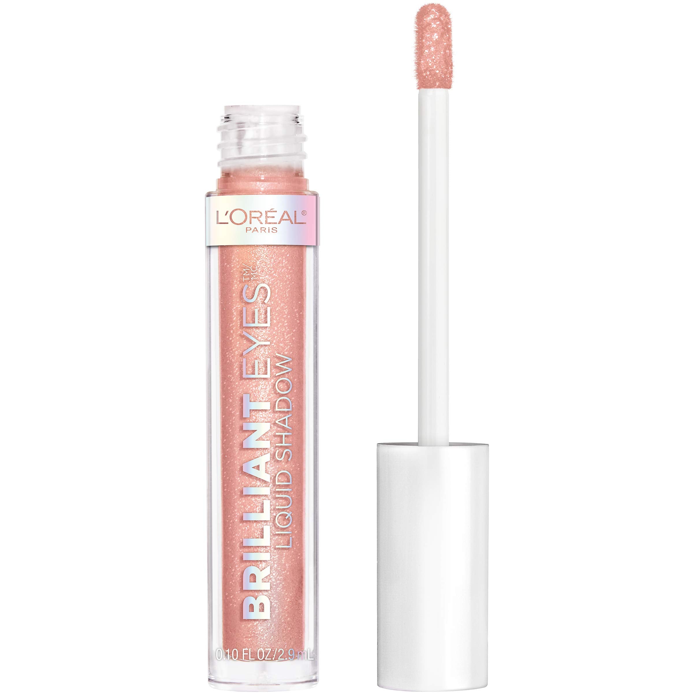 L'Oreal Paris Brilliant Eyes Shimmer Liquid Eye Shadow – Longwear, Crease-Resistant, Meteor Shower 0.1 oz