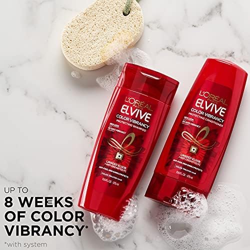 L'Oreal Paris Color Vibrancy Nourishing Shampoo 12.6 oz (Pack of 4) | Advanced Haircare