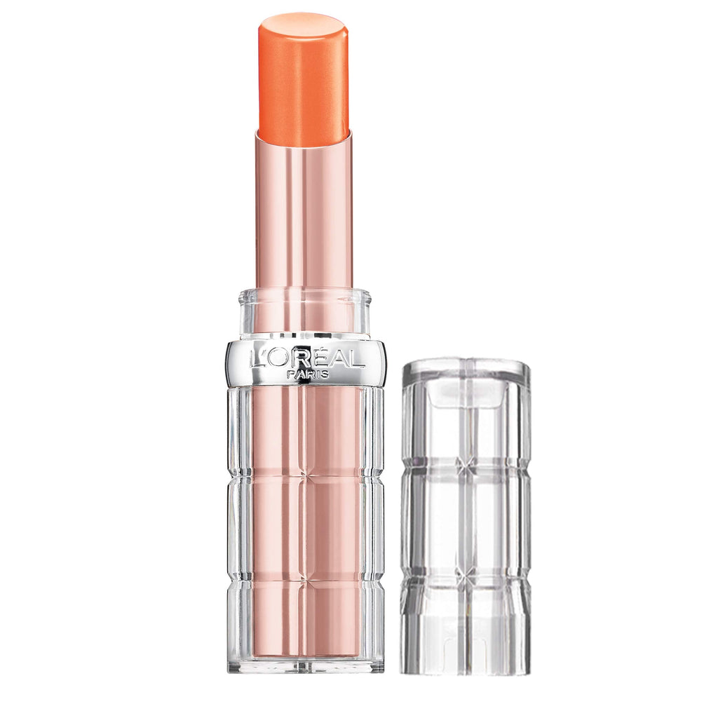 L'Oréal Paris Colour Riche Plump and Shine Lipstick – Nectarine Plump, Glossy Finish, All-Day Moisture