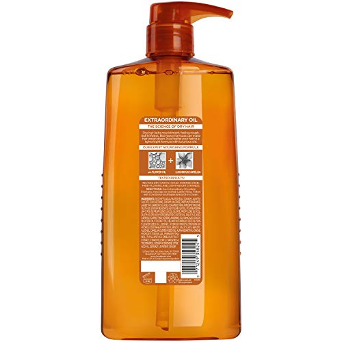 L'Oreal Paris Elvive Extraordinary Oil Shampoo – Hydration for Dry or Dull Hair, Camellia Oil, 28 fl oz