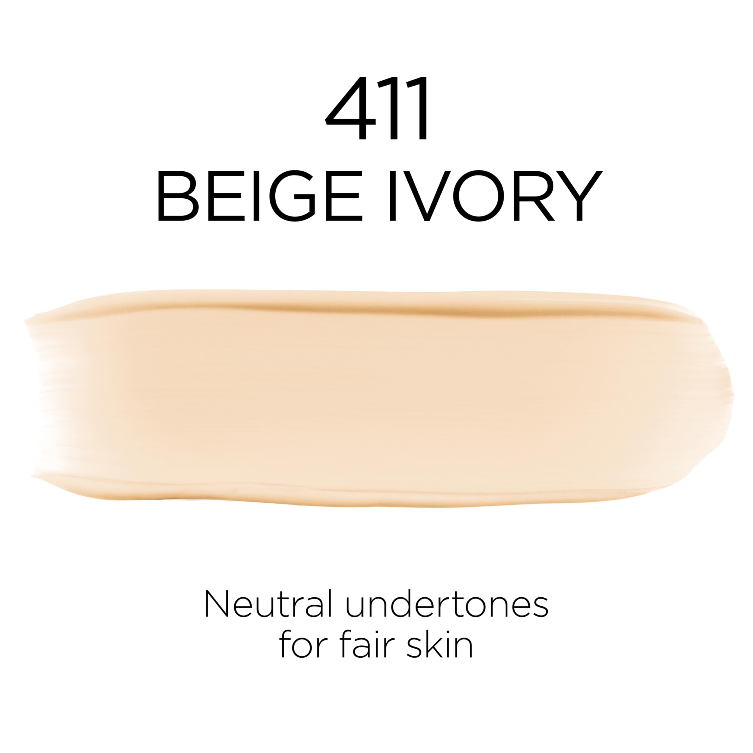 L'Oreal Paris Infallible Fresh Wear Lightweight Foundation – 411 Beige Ivory | Up to 32 Hour Wear
