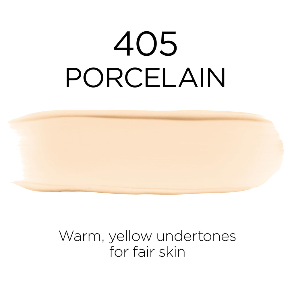 L’Oréal Paris Infallible Fresh Wear Foundation – Porcelain 405, Lightweight, Longwear, SPF 25, 1 fl oz