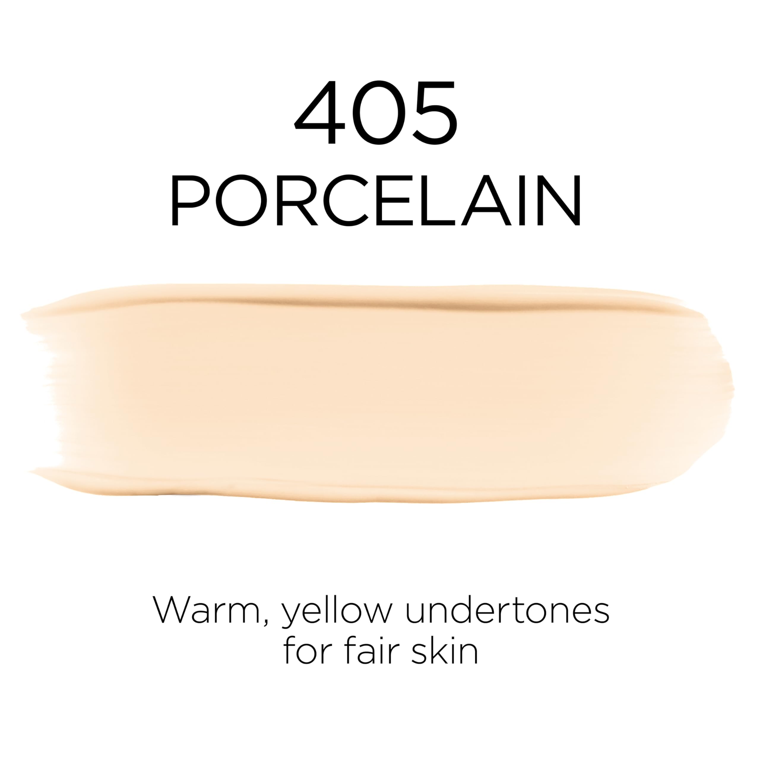 L’Oréal Paris Infallible Fresh Wear Foundation – Porcelain 405, Lightweight, Longwear, SPF 25, 1 fl oz