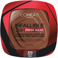 L'Oreal Paris Infallible Fresh Wear Foundation in a Powder – Mocha, 0.31 oz | Up to 24H Matte, Waterproof