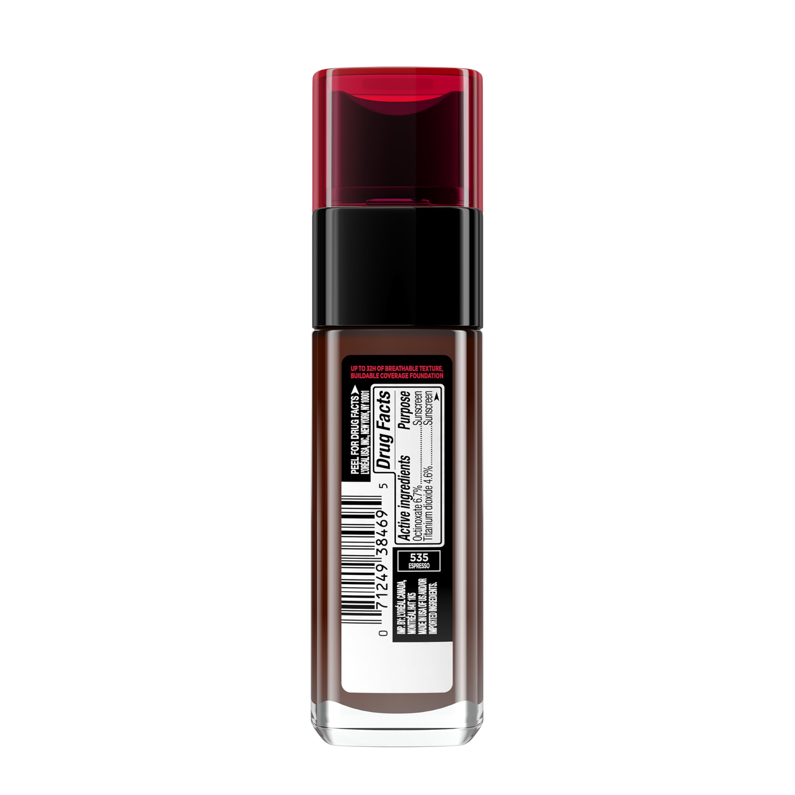 L'Oreal Paris Infallible Fresh Wear Foundation Espresso — Lightweight, Longwear Coverage with SPF 25
