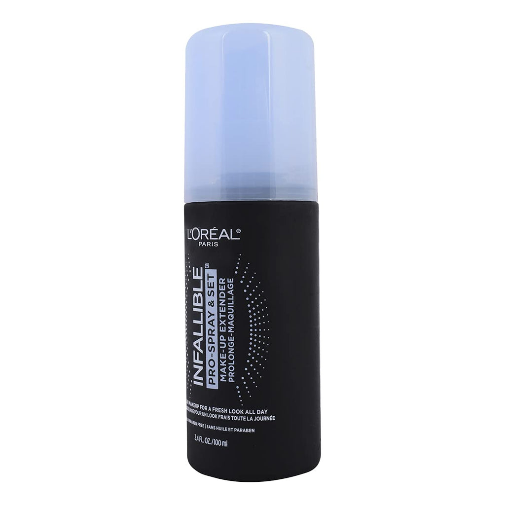 L'Oreal Paris Infallible Pro-Spray & Set Setting Spray – All-Day Makeup Extender (3.4 oz)