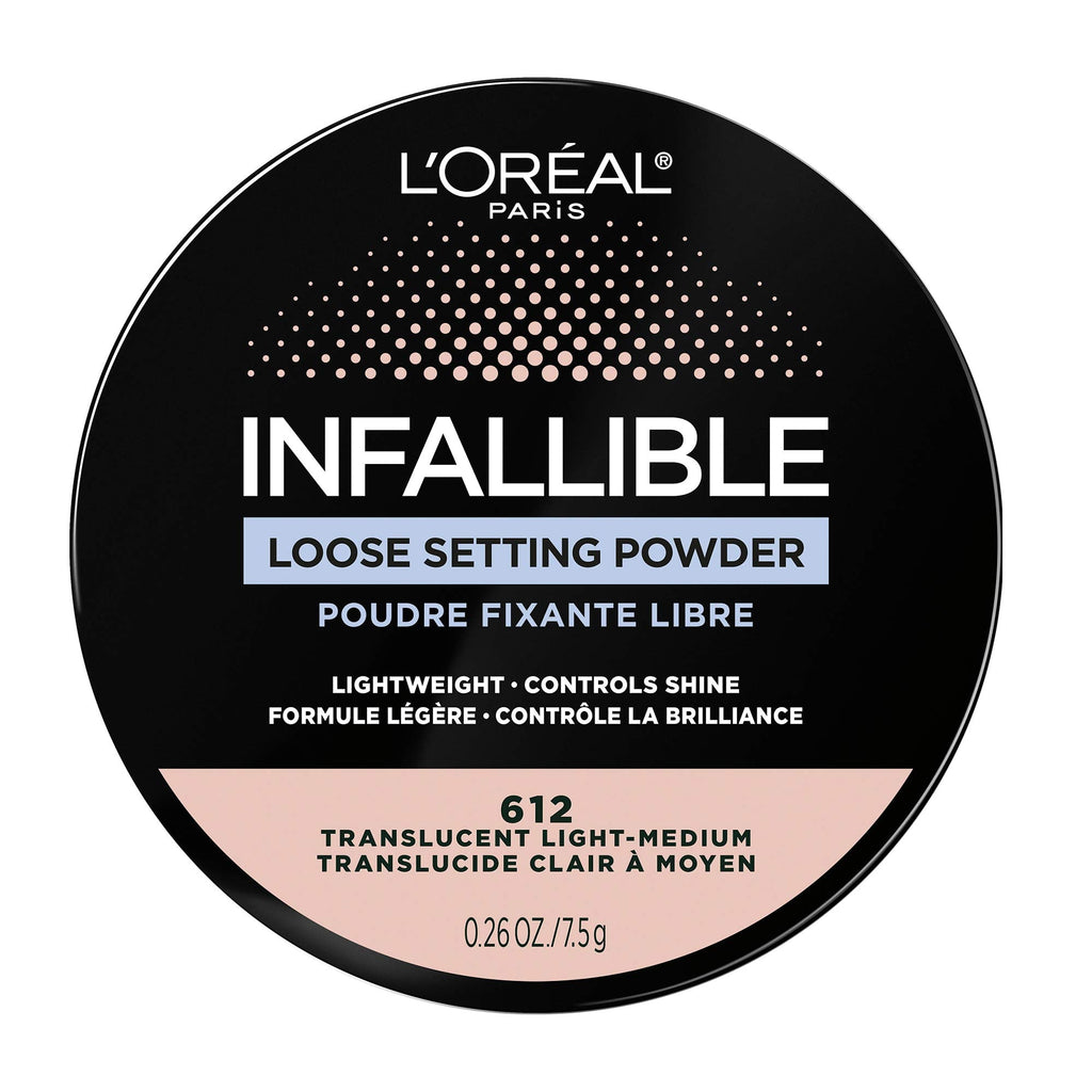 L'Oreal Paris Infallible Tinted Loose Setting Powders – Matte Finish, Lightweight, No White Cast, 2 Shades