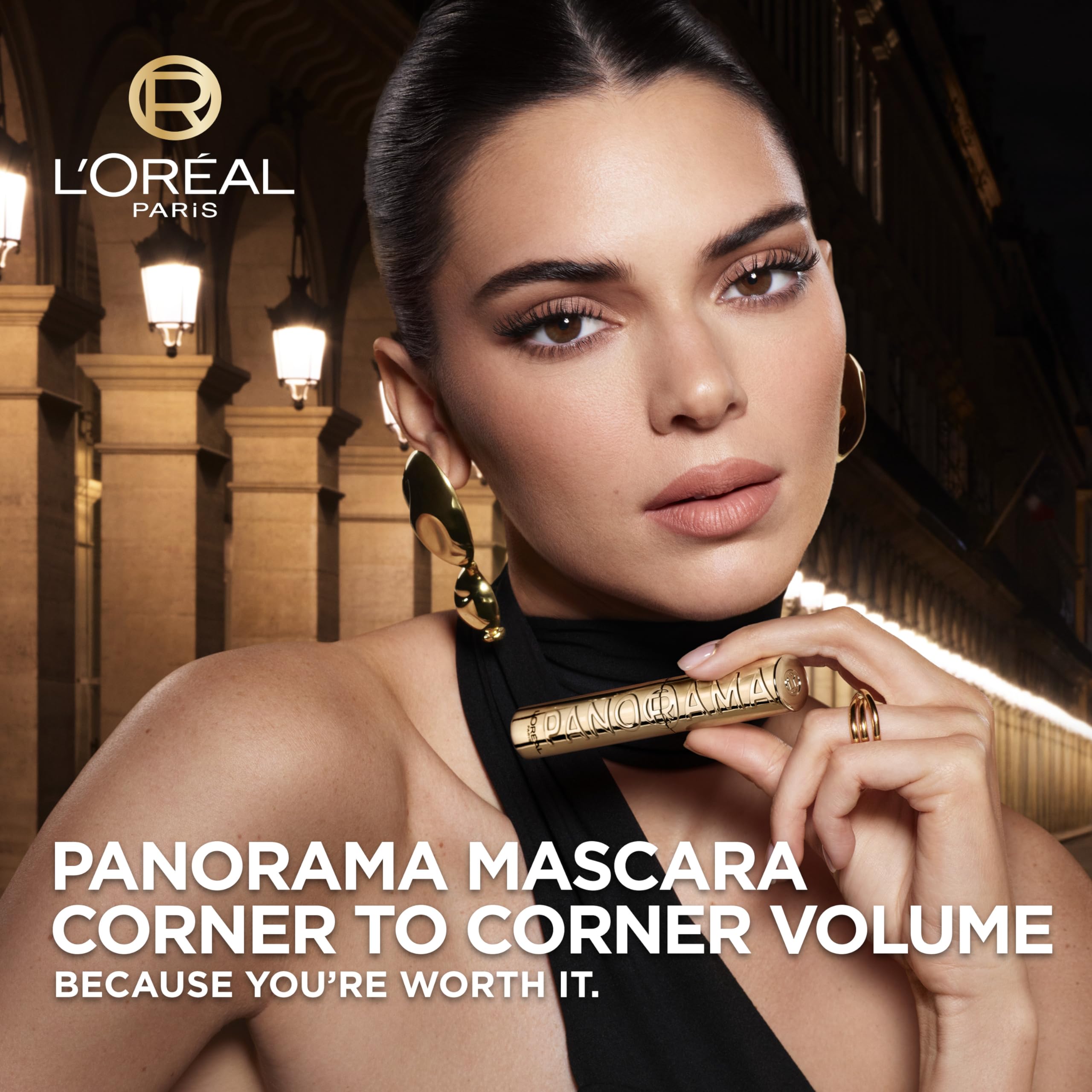 L'Oréal Paris Panorama Mascara – Volumizing & Lengthening, 24h Smudge-Resistant