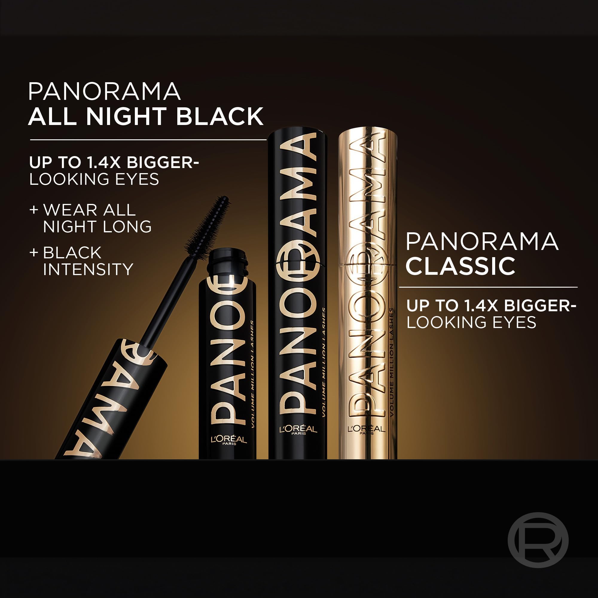 L'Oreal Paris Panorama Mascara | Volumizing & Lengthening, 24h Wear