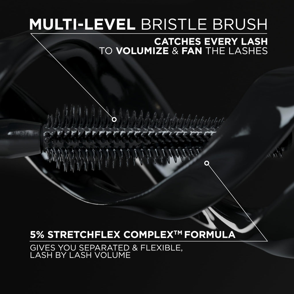 L'Oréal Paris Panorama Mascara – Volumizing & Lengthening, 24h Smudge-Resistant