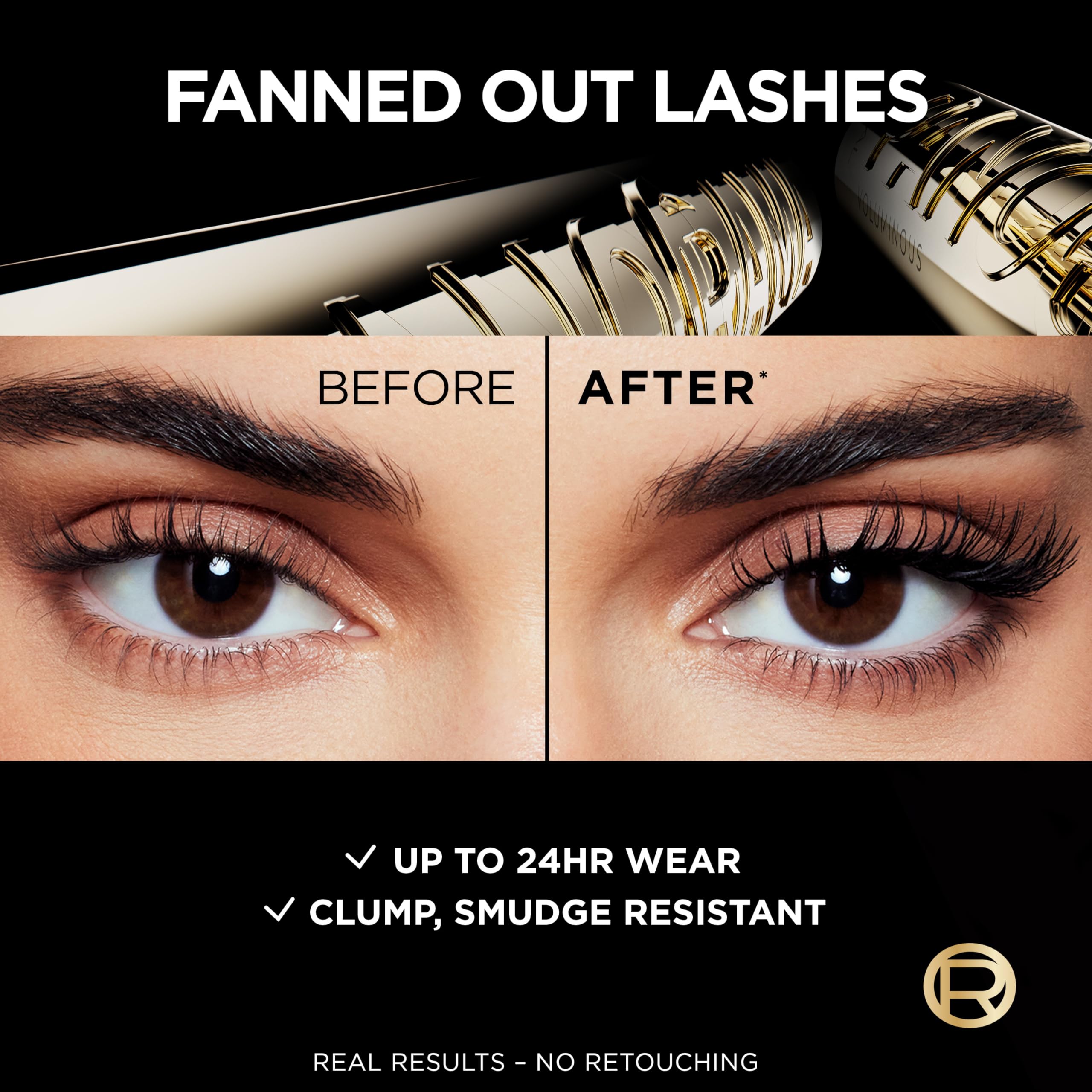 L'Oréal Paris Panorama Mascara – Volumizing & Lengthening, 24h Smudge-Resistant