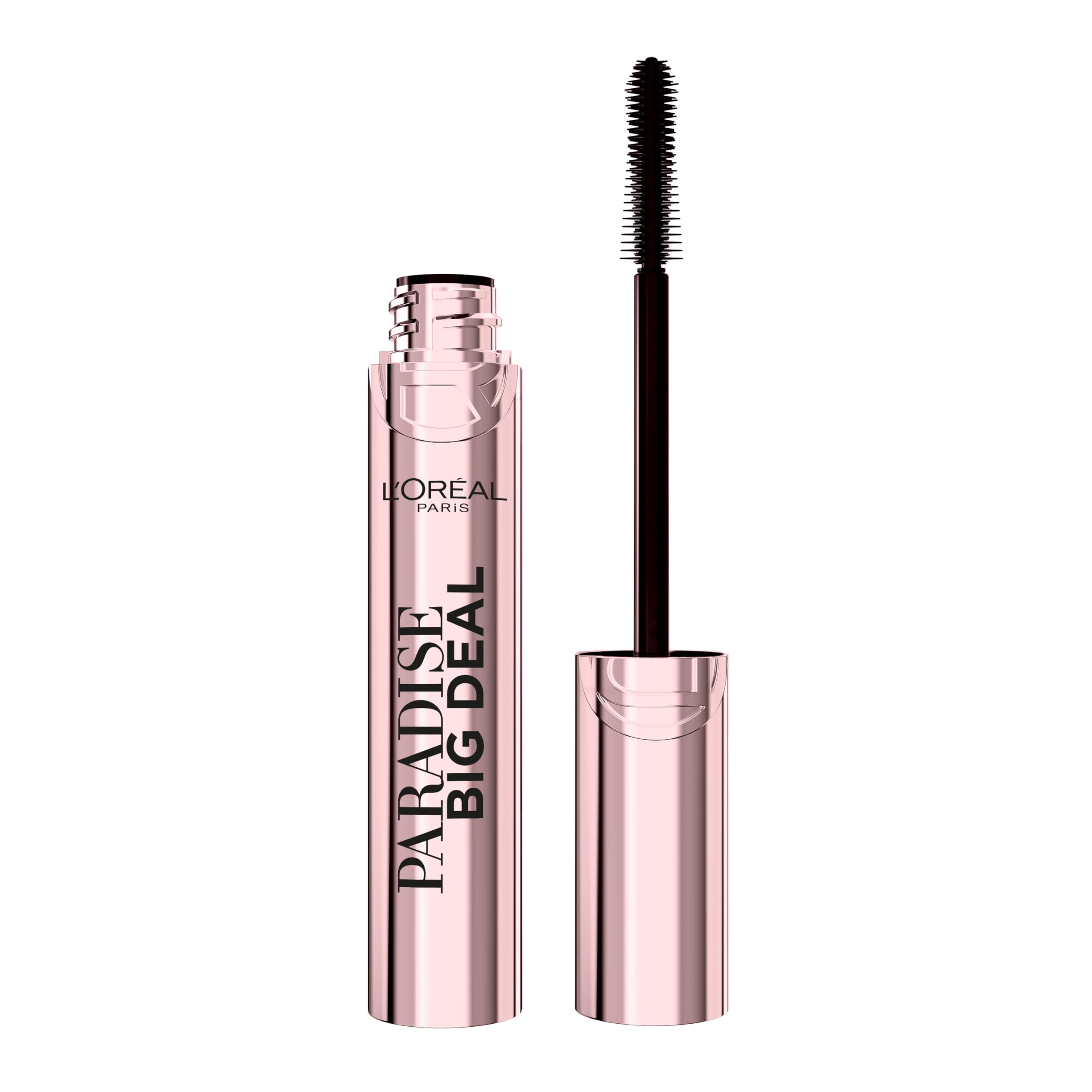 L'Oreal Paris Paradise Big Deal Mascara – Buildable Volume & Length, Clump-Resistant, Washable (0.33 fl oz)