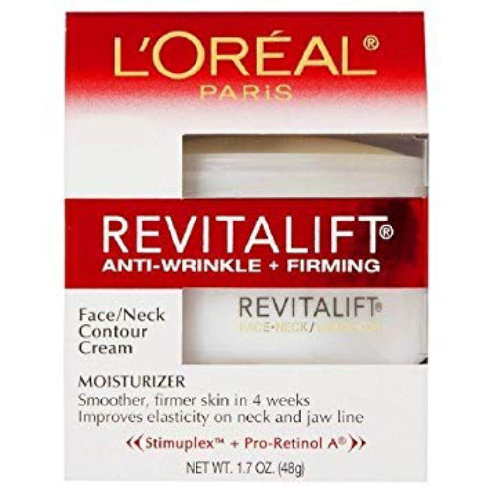 L’Oréal Paris Revitalift Face & Neck Anti-Wrinkle & Firming Day Cream – 1.70 oz (Pack of 3)