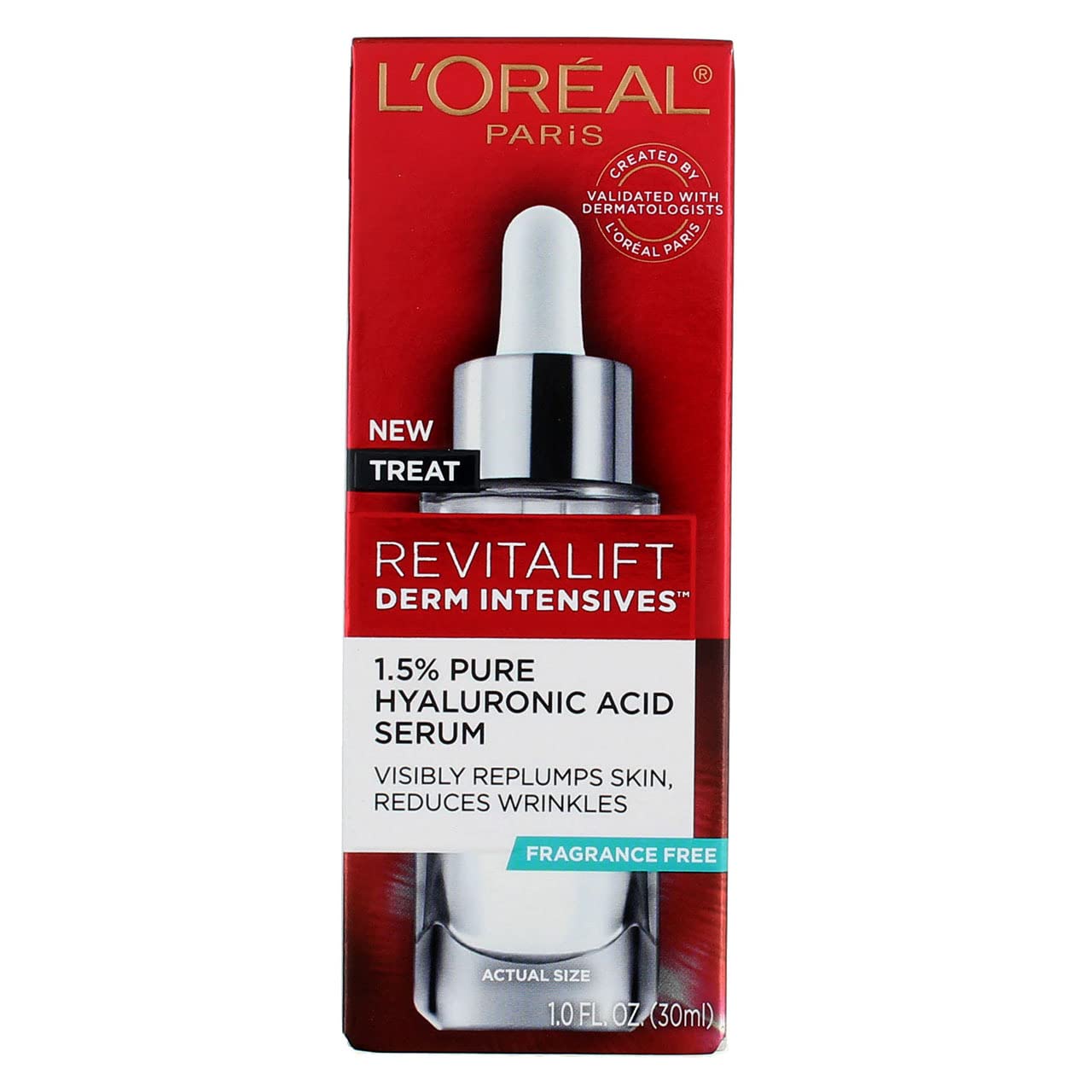 L'Oreal Paris RevitaLift Anti-Wrinkle Serum – 2 Pack, 1 fl oz Each