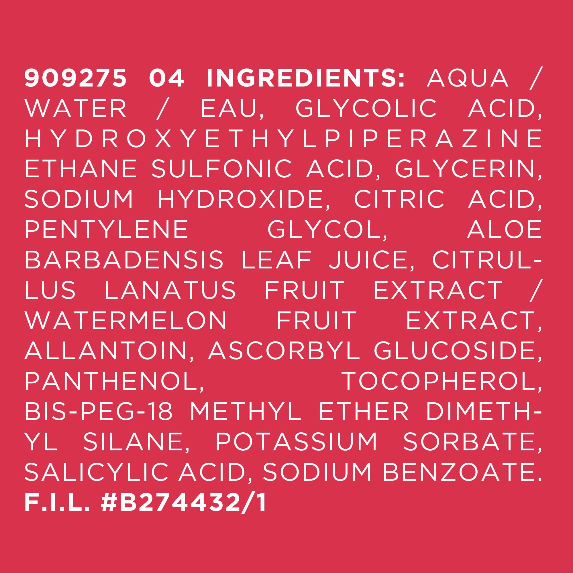 L'Oreal Paris Revitalift 5% Glycolic Toner with Aloe Vera – Fragrance Free, Alcohol Free, 6 oz